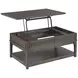 Serra Hamilton Soft Black Rectangular Lift Top Coffee Table