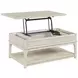 Serra Hamilton Classic White Rectangular Lift Top Occasional Table Set
