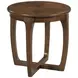 Cartwright Gold Round Glass Top Accent Table