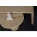 Indiya Light Stain Oval Cocktail Table