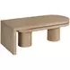 Indiya Light Stain Oval Cocktail Table