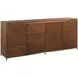 Jenkins Medium Stain 82" Entertainment Console with 4 Doors