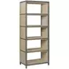 Jive Light Stain Etagere with 5 Shelves