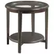 Whitaker Distressed Dark Stain Occasional Table Set