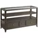 Whitaker Distressed Dark Stain Occasional Table Set