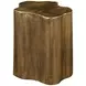 Hidden Treasures Brass Stump Side Table