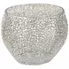 Hidden Treasures Nickel Oval Accent Table