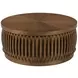 Hidden Treasures Medium Stain Round Lift Top Coffee Table