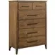 Abode Larson Medium Stain 6 Drawer Chest