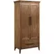 Abode Kingsley Medium Stain 2 Door Armoire