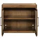 Abode Wagner Medium Stain 2 Door Accent Cabinet