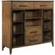 Abode Kingsley Medium Stain 4 Drawer Display Buffet