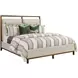 Abode Medium Stain Upholstered Panel Bedroom Set
