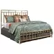 Aspire Champagne Queen Metal Bed