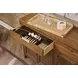 Aspire Preface Medium Stain 4 Door Preface Cabinet