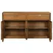 Aspire Preface Medium Stain 4 Door Preface Cabinet