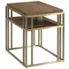 Brighton-Acquisitions Brighton Medium Stain Occasional Table Set