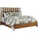 Ashburn Walnut King Panel Bed