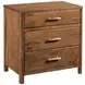 Monogram Walnut Monogram Medium Stain 3 Drawer Nightstand
