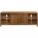 Monogram Walnut Virtue Medium Stain 78" Entertainment Console with 2 Doors