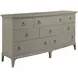 Milan Gray 8 Drawer Dresser
