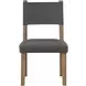 Aubrey Brown Strap Back Side Chair Set of 2