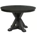 Rylie Black 48" Round Dining Table