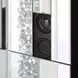 Noralie Silver and Gray 47" Fireplace with Bluetooth