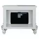 Versailles Bone White Rectangular Electric Fireplace