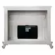 Picardy Antique Pearl Rectangular Electric Fireplace