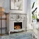 Picardy Antique Pearl Rectangular Electric Fireplace