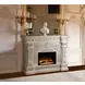 Vanaheim Antique White Rectangular Electric Fireplace