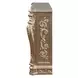 Sorina Antique Silver Rectangular Electric Fireplace