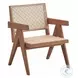 Velentina Rattan and Natural Accent Chair