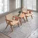 Velentina Rattan and Natural Accent Chair
