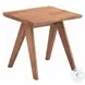 Velentina Natural Square End Table