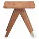 Velentina Natural Square End Table