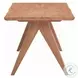 Velentina Natural Square End Table