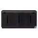 Geranio Metallic Silver and Walnut 3 Door Console Cabinet
