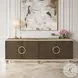 Ashtin Brown 4 Door Console Cabinet