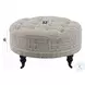 Upendo Beige Linen Living Room Set with 2 Pillows