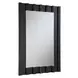 Drisana Black Rectangular Wall Mirror