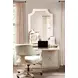 Marlowe Polished Limestone 3 Drawer Workstation