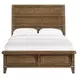 Forge Weathered Chestnut Queen Panel Bed