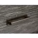 Plum Creek Ravenwood Black and White 2 Drawer Marble Top Nightstand with USB Charging