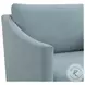 Hannah Light Blue Swivel Accent Chair