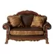 Dresden Brown 67" Loveseat