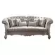 Versailles Ivory 109" Sofa with Nailhead Trim