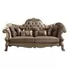 Dresden Brown 96" Sofa with Nailhead Trim