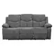 Kalen Gray Chenille Reclining 82" Sofa